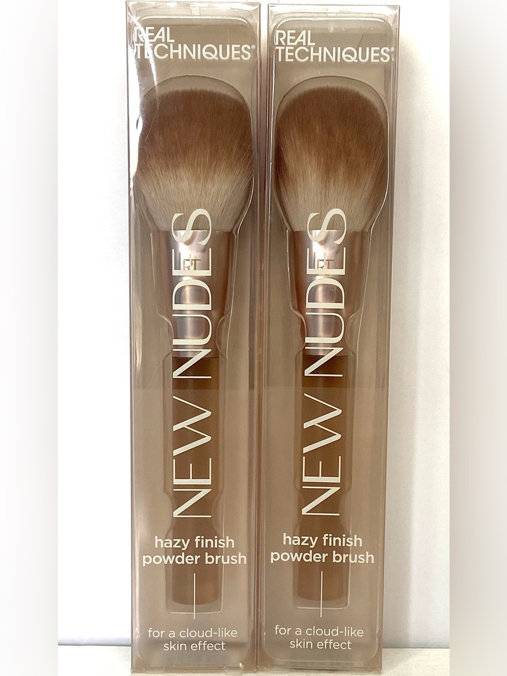 Real Techniques New Nudes Powder Brushes in Taupe and Brown